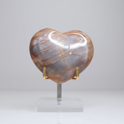 Peach Moonstone Heart | 6