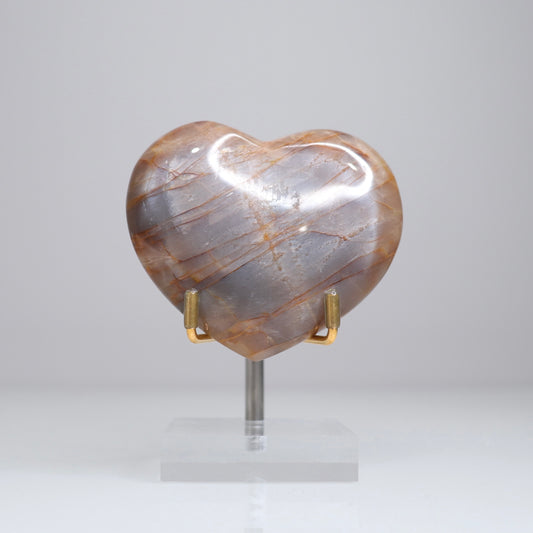 Peach Moonstone Heart | 6