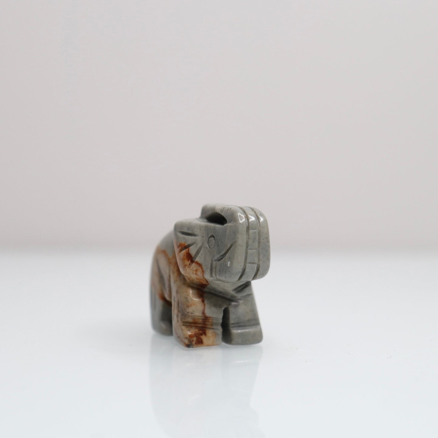 Polychrome Jasper Elephant | 8