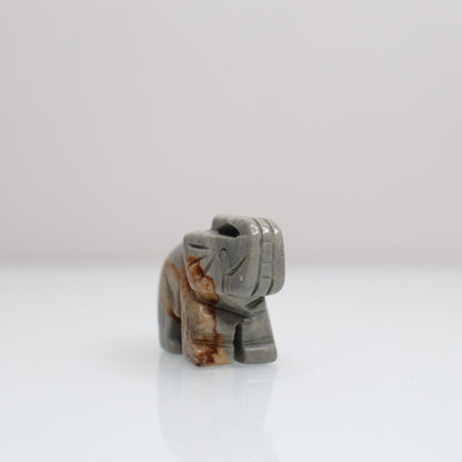 Polychrome Jasper Elephant | 8