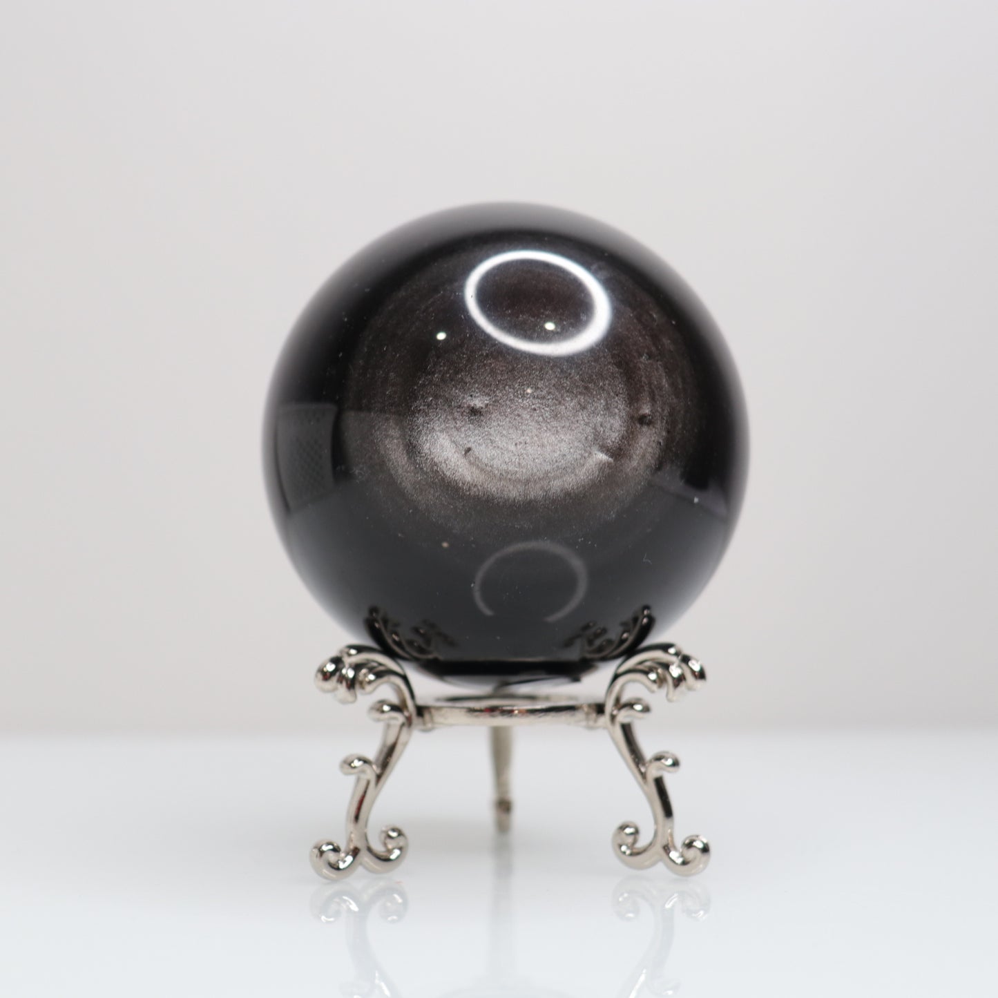 Silver Sheen Obsidian Sphere | B