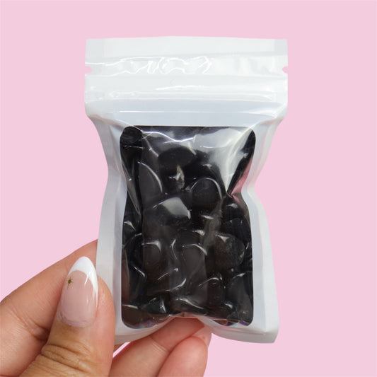 Black Obsidian Chips 60g