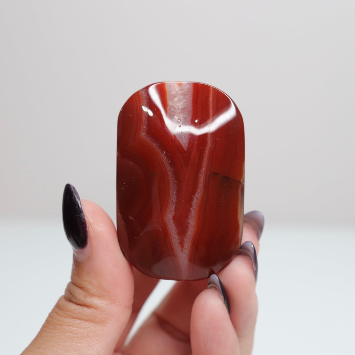Carnelian Palm Stone | 128