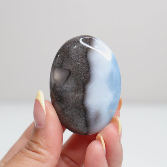Blue Opal Palm Stone 7