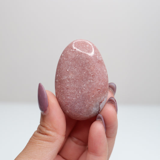 Pink Amethyst Palm Stone | 1