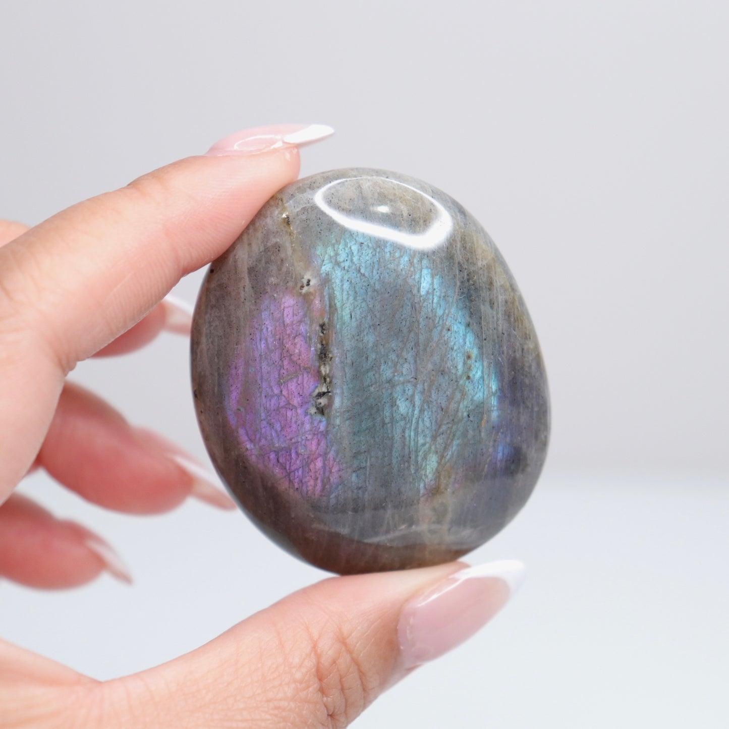 Labradorite Palm Stone 57