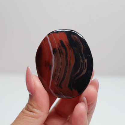 Sardonyx Palm Stone 54
