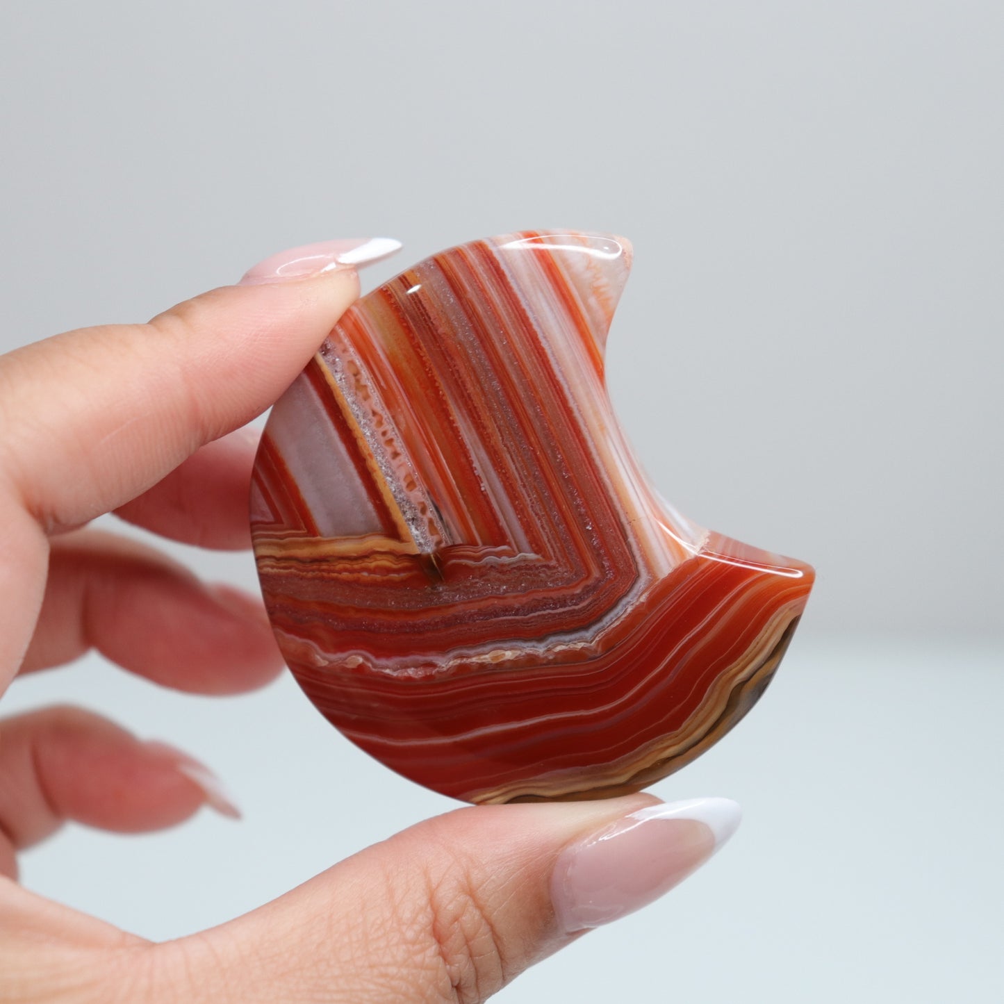 Carnelian Agate Moon 27