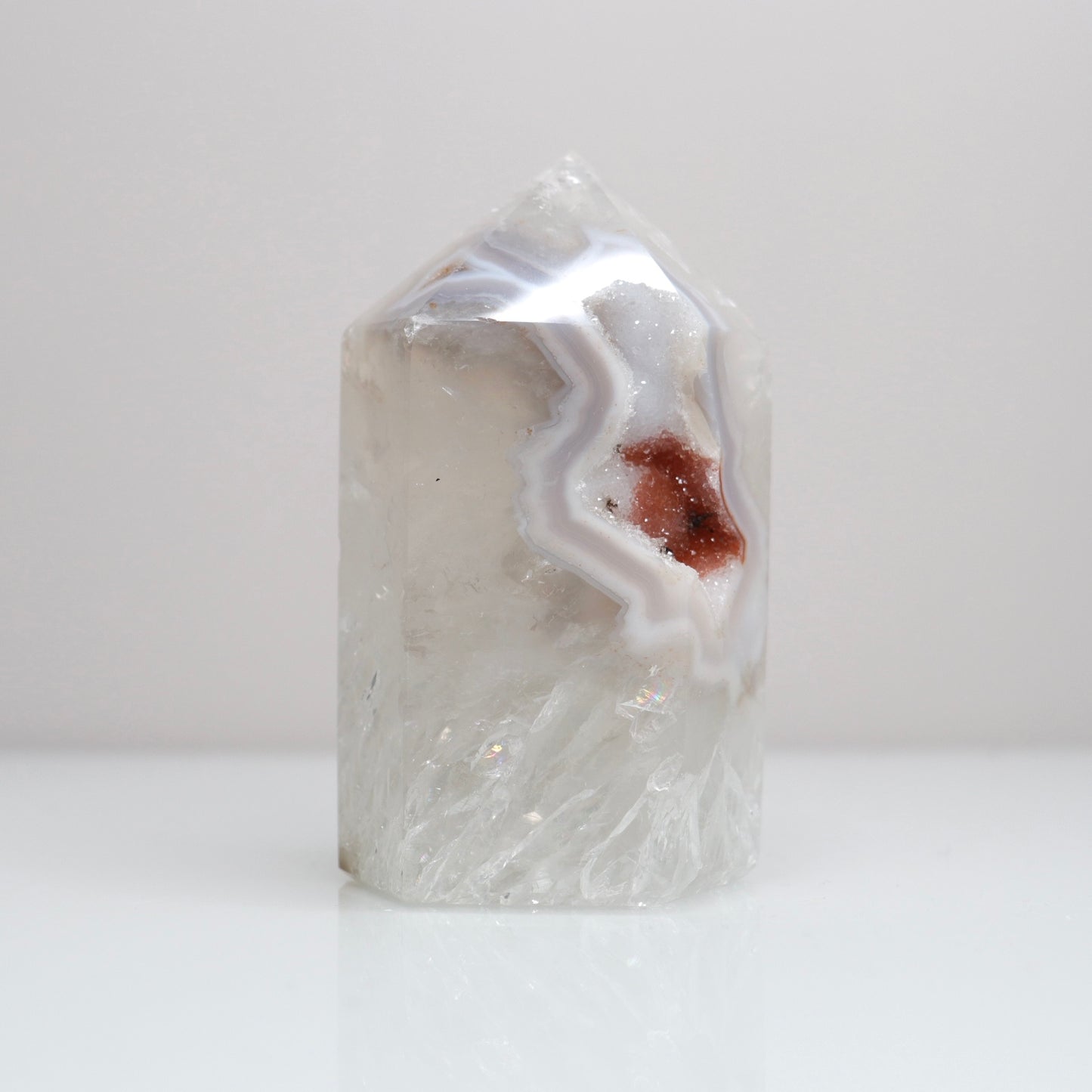 Druzy Agate Tower | 46*