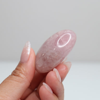Rose Quartz Palm Stone 54