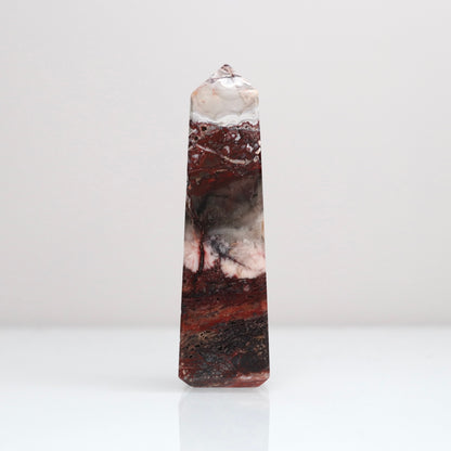 Mexican Lace Agate Tower 122