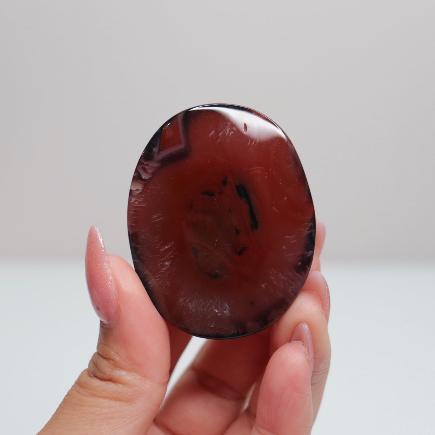 Sardonyx Palm Stone 52