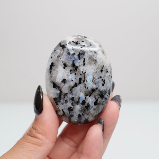 Rainbow Moonstone Palm Stone 62
