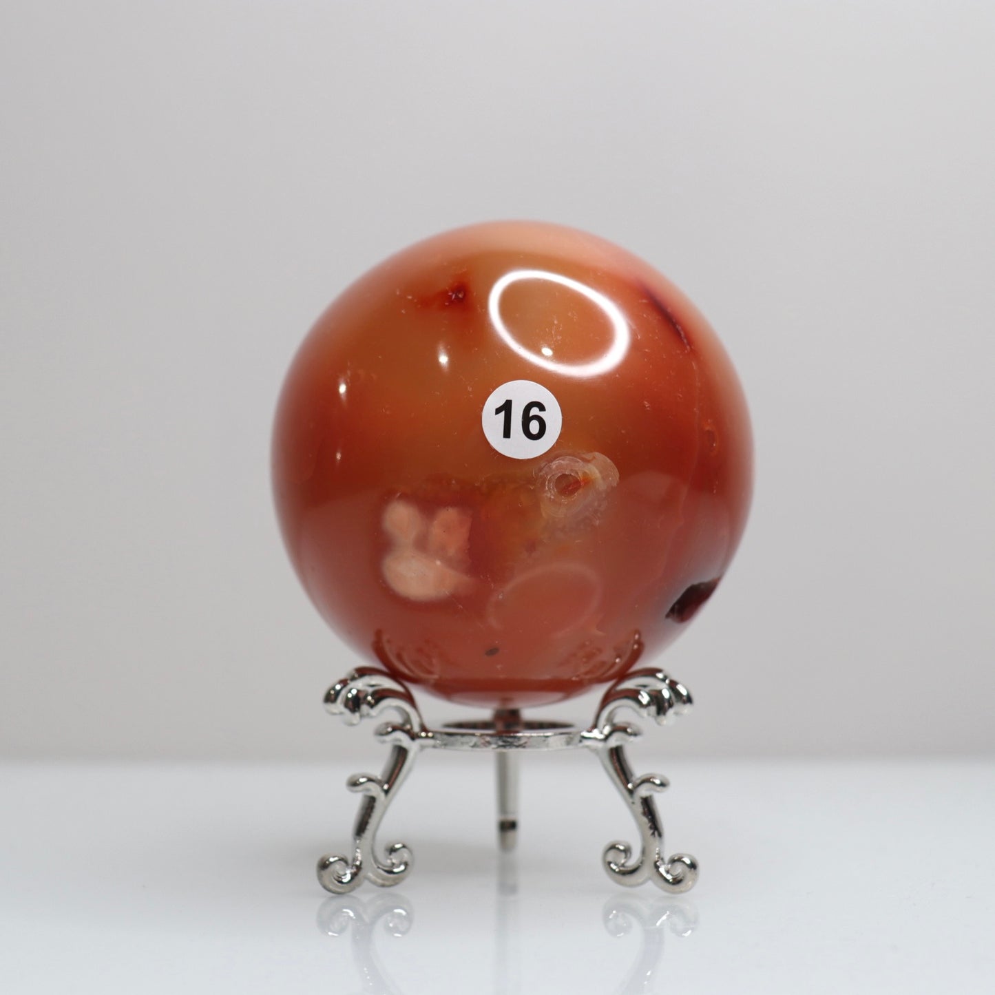 Carnelian Sphere 16