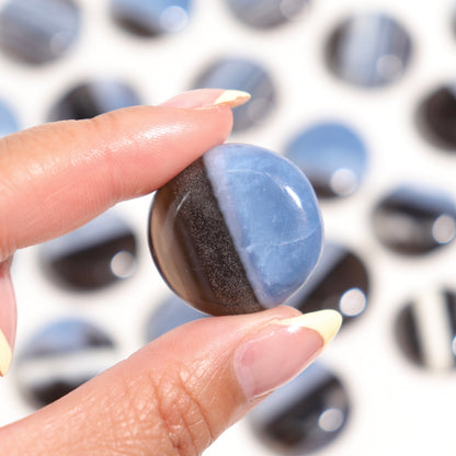Blue Opal Mini Flat Stones