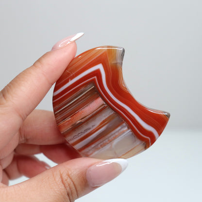Carnelian Agate Moon 28