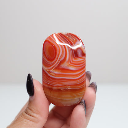Carnelian Palm Stone | 124