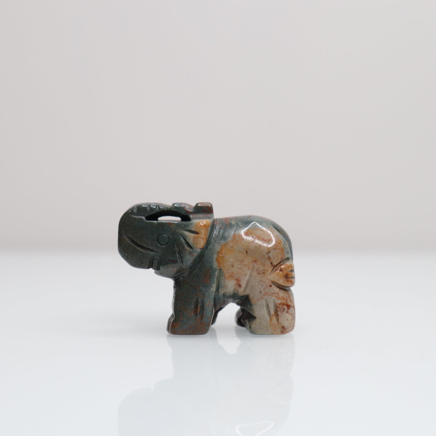 Polychrome Jasper Elephant | 3