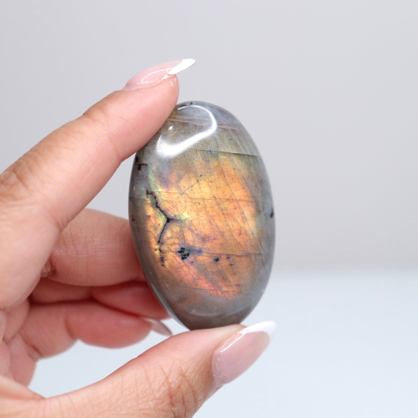Labradorite Palm Stone 53