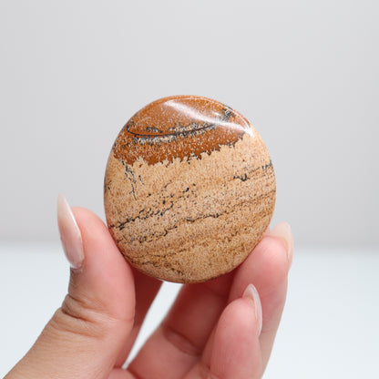 Picture Jasper Flat Stone | 35
