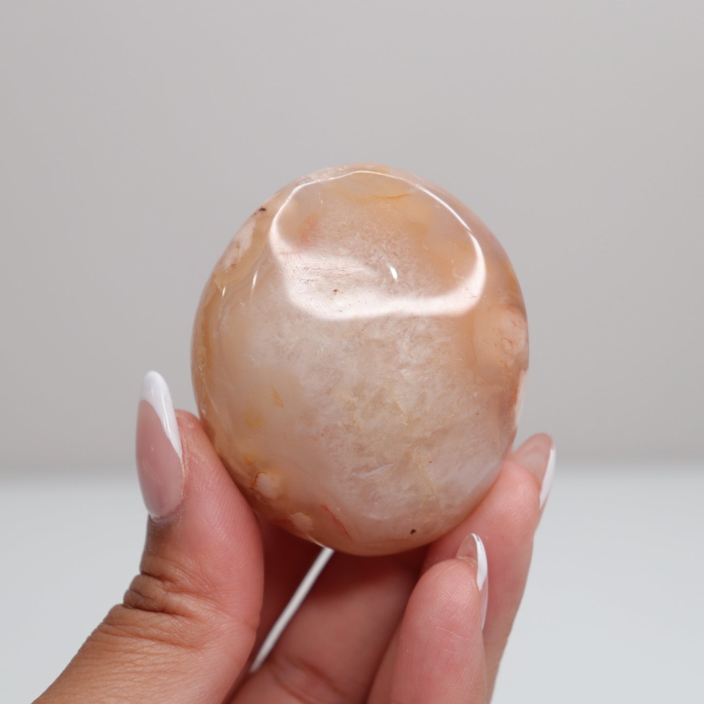 Flower Agate Palm Stone | 3