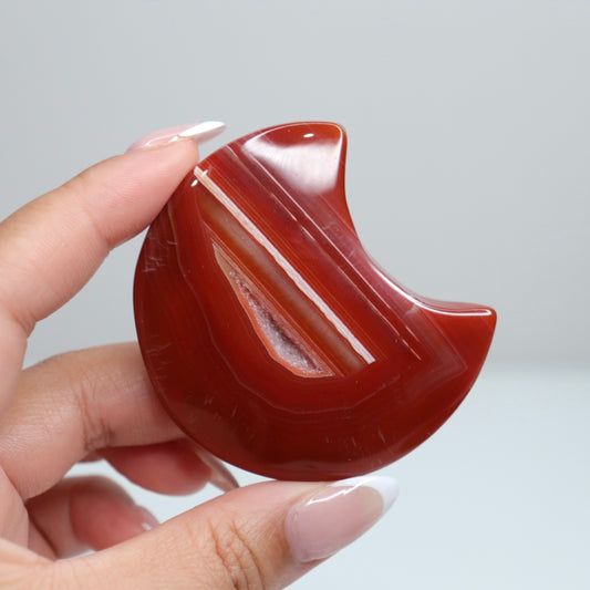 Carnelian Agate Moon 35