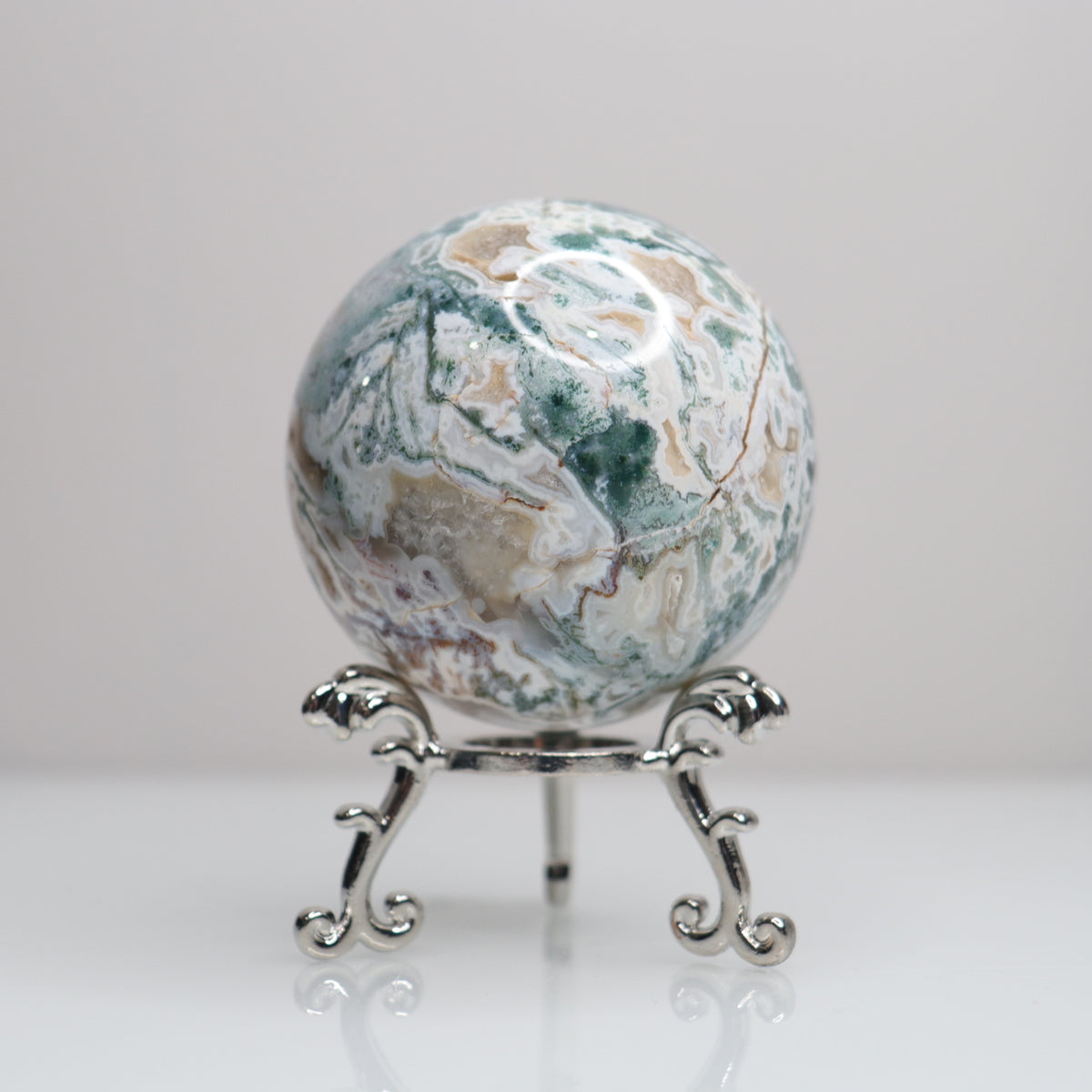 Moss Agate Sphere | 8