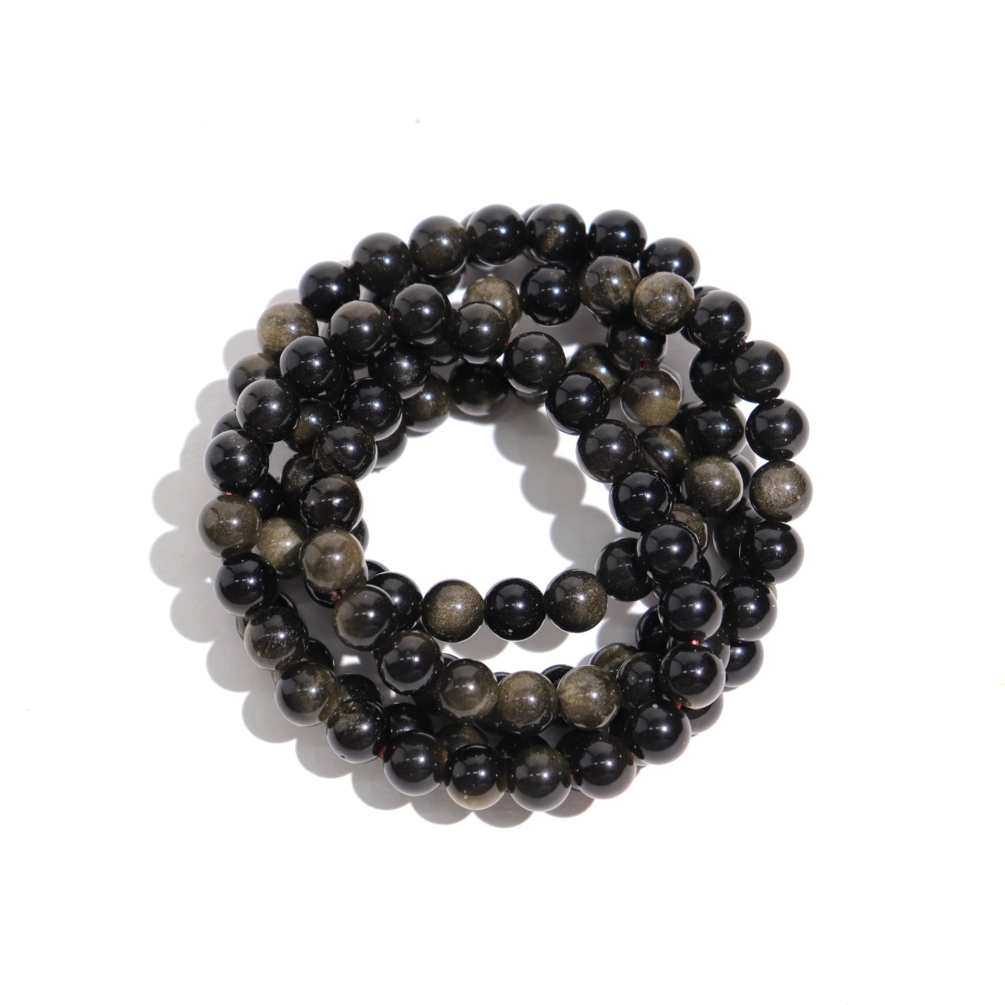 Golden Sheen Obsidian Bracelet | 8mm