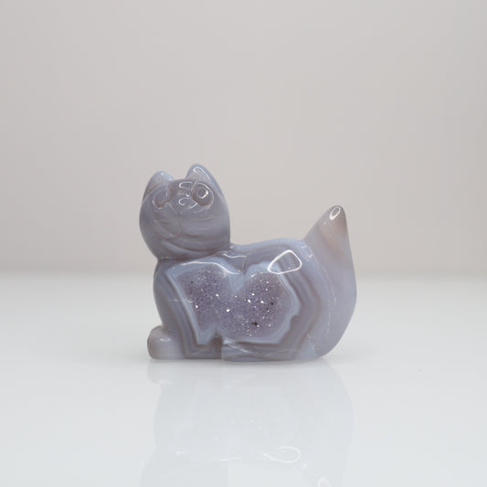 Druzy Agate Cat | B