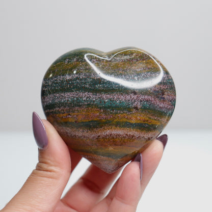 Ocean Jasper Heart 131