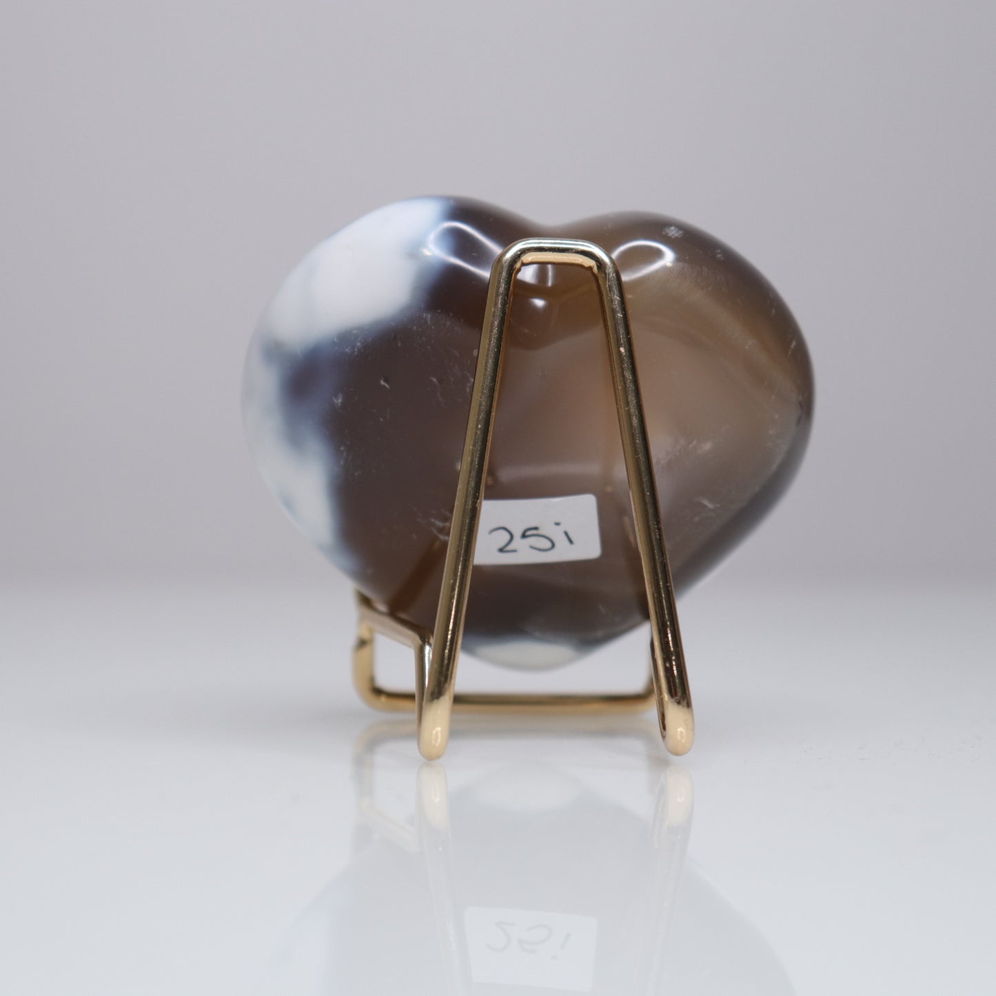 Orca Agate Heart | 2