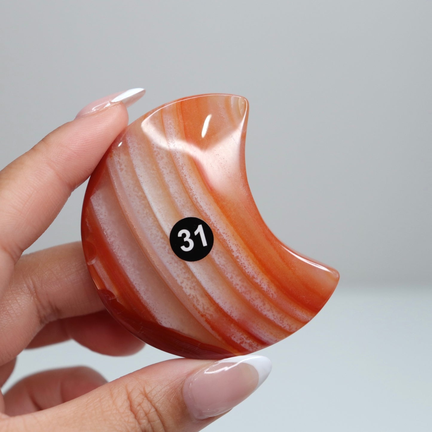 Carnelian Agate Moon 31