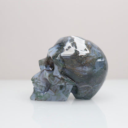 Moss Agate Skull | 4