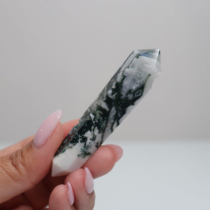 Moss Agate DT w/ Druzy | 16