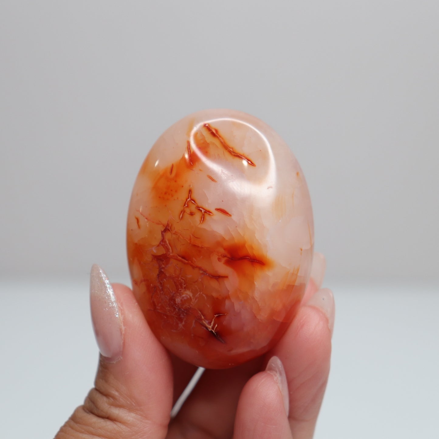 Carnelian Palm Stone 98