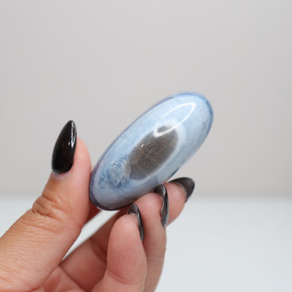 Blue Opal Palm Stone 38