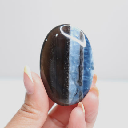 Blue Opal Palm Stone 11