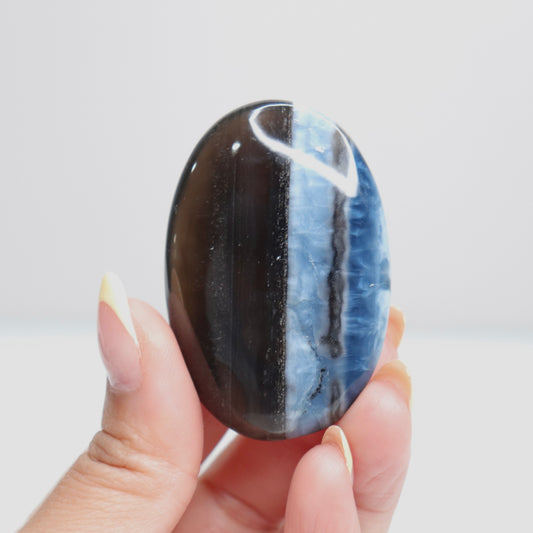 Blue Opal Palm Stone 11