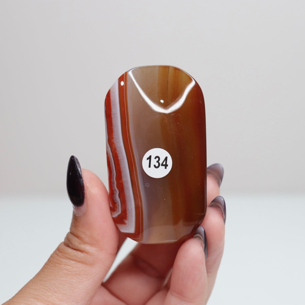 Carnelian Palm Stone | 134