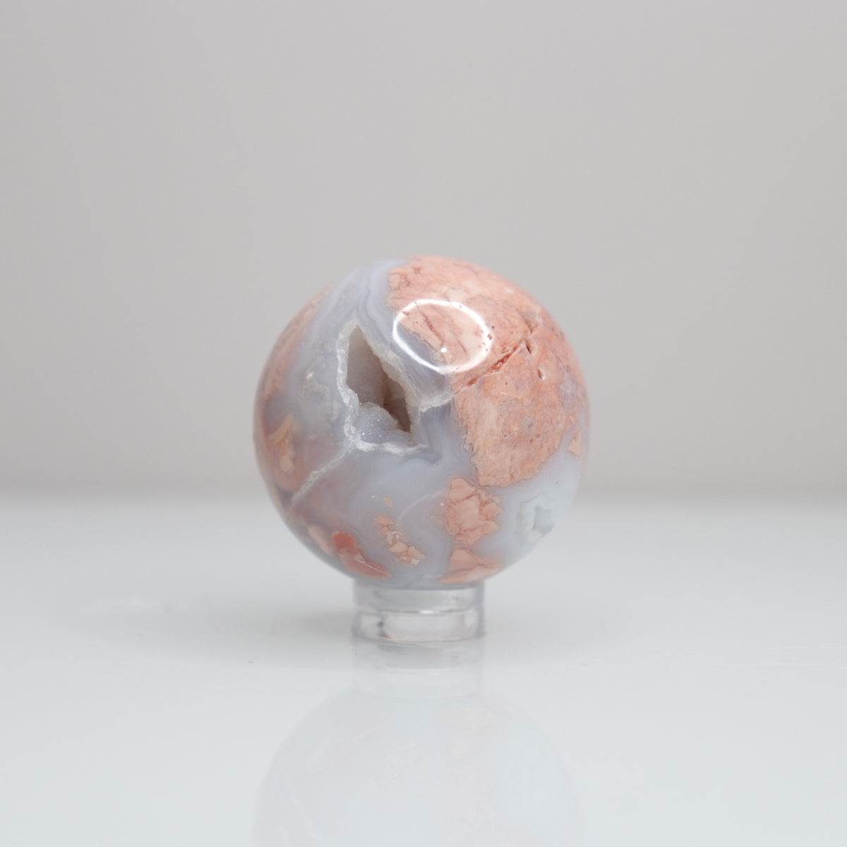 Pink Agate Sphere | 87*