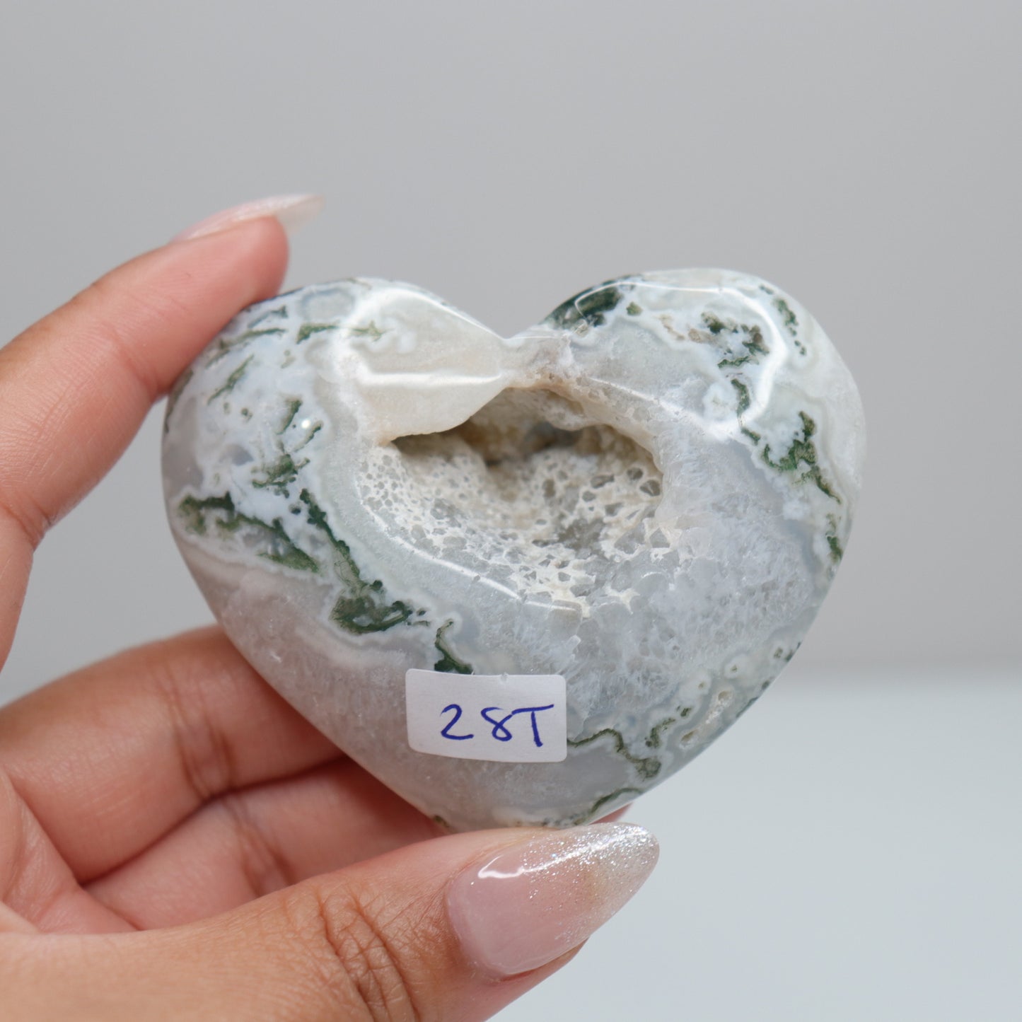 Moss Agate Heart | 65