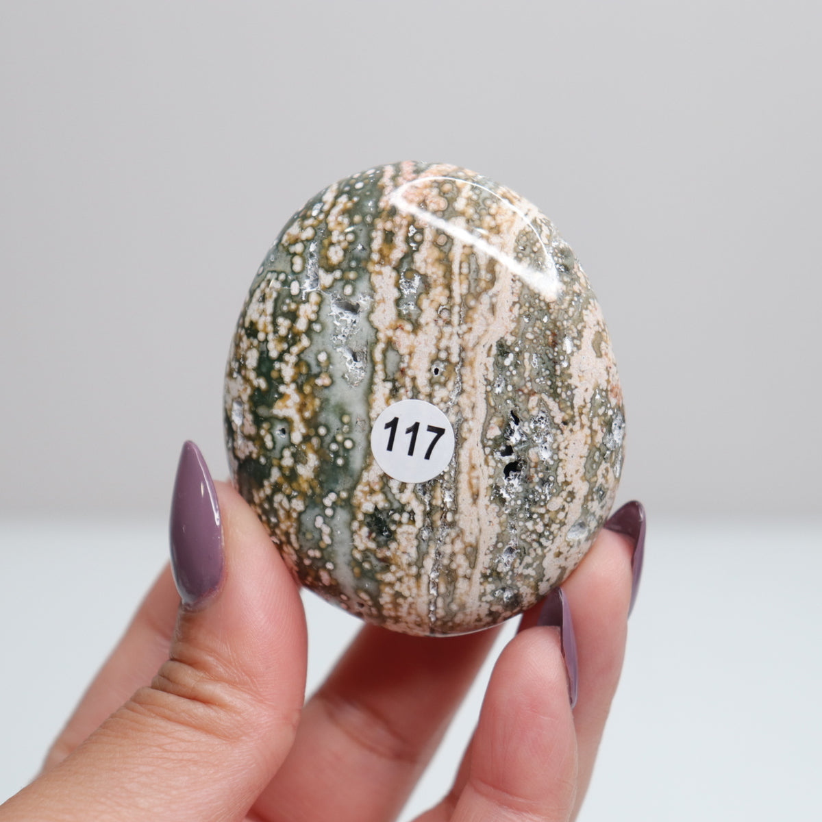 Ocean Jasper Palm Stone 117
