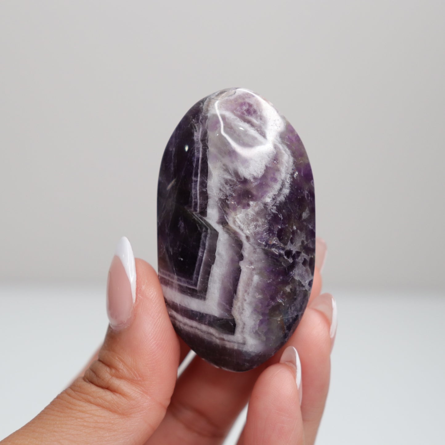 Dream Amethyst Palm Stone J