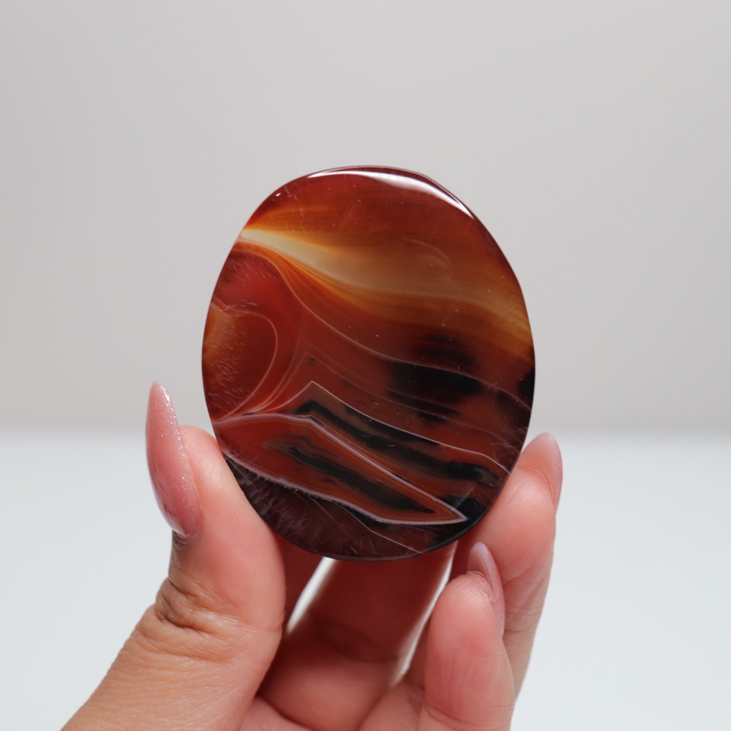 Sardonyx Palm Stone 59