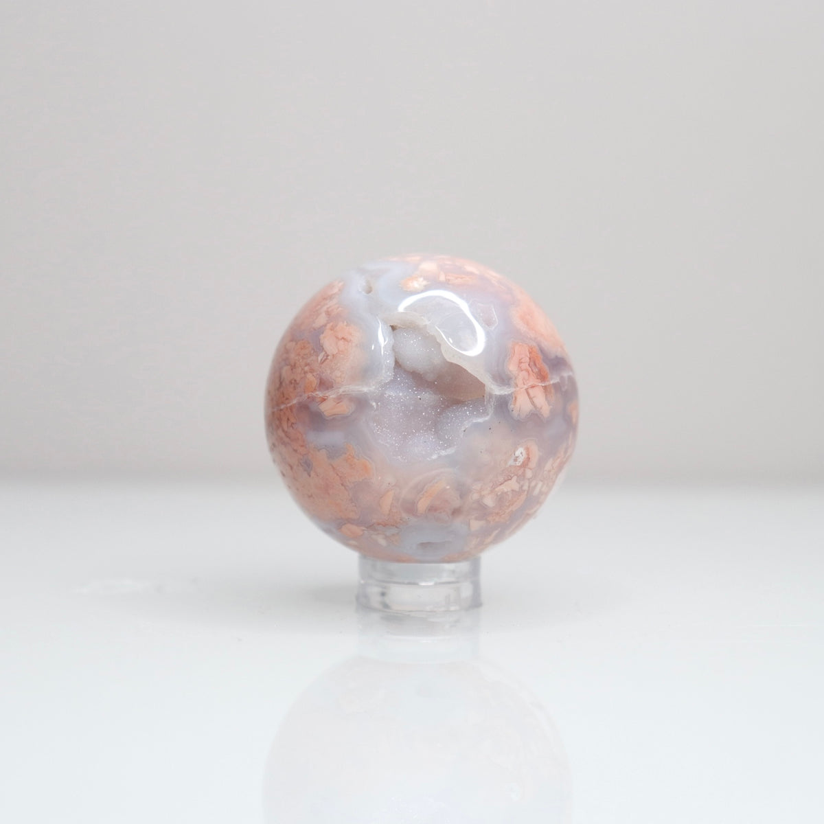 Pink Agate Sphere | 87*