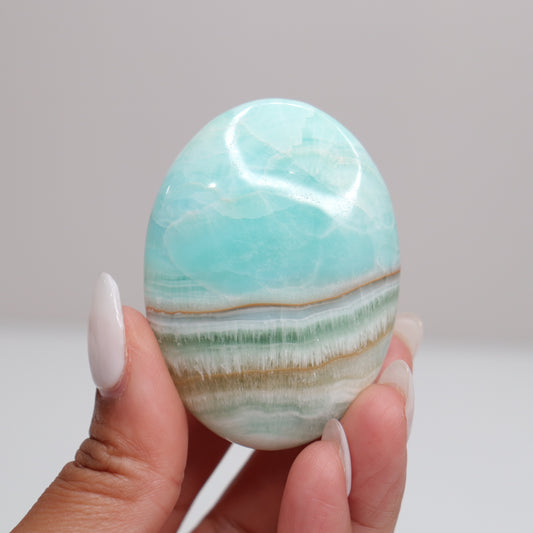 Caribbean Calcite Palm Stone | C