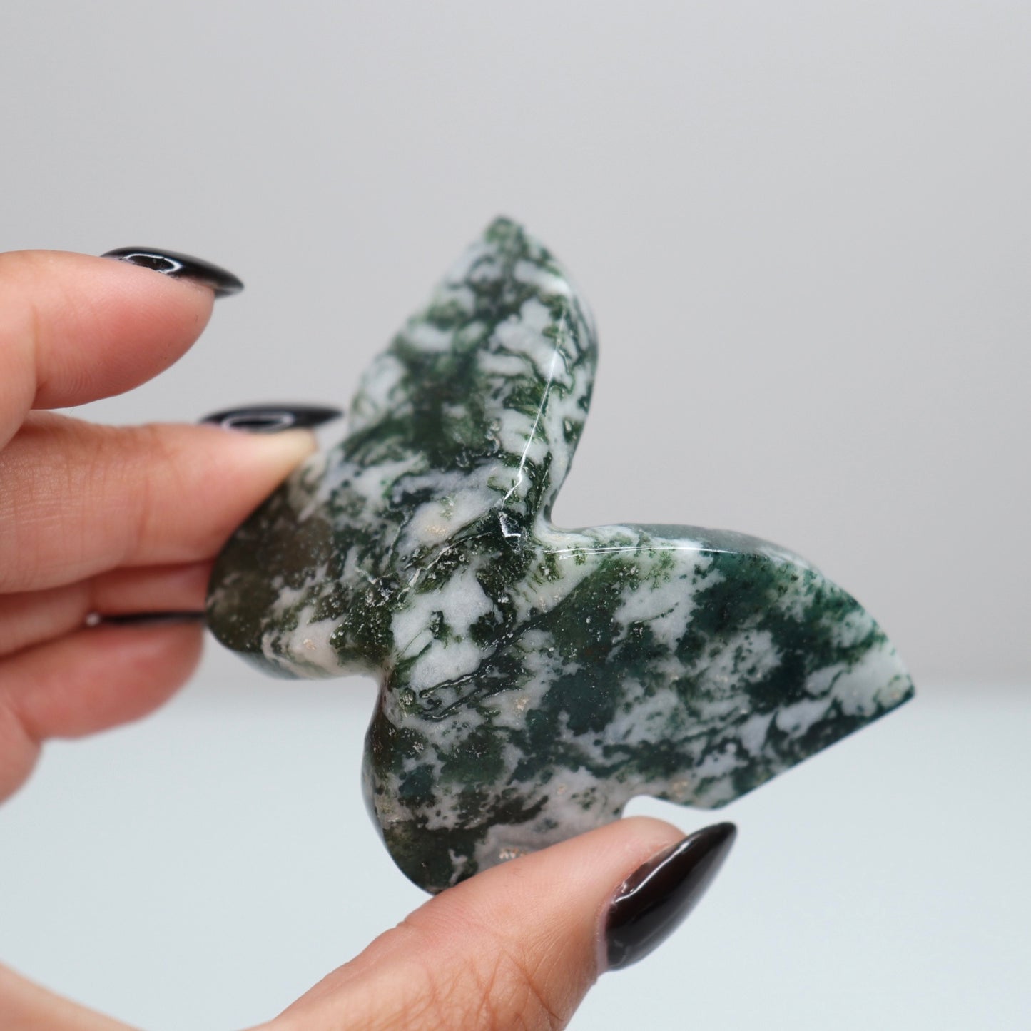Moss Agate Butterfly 2