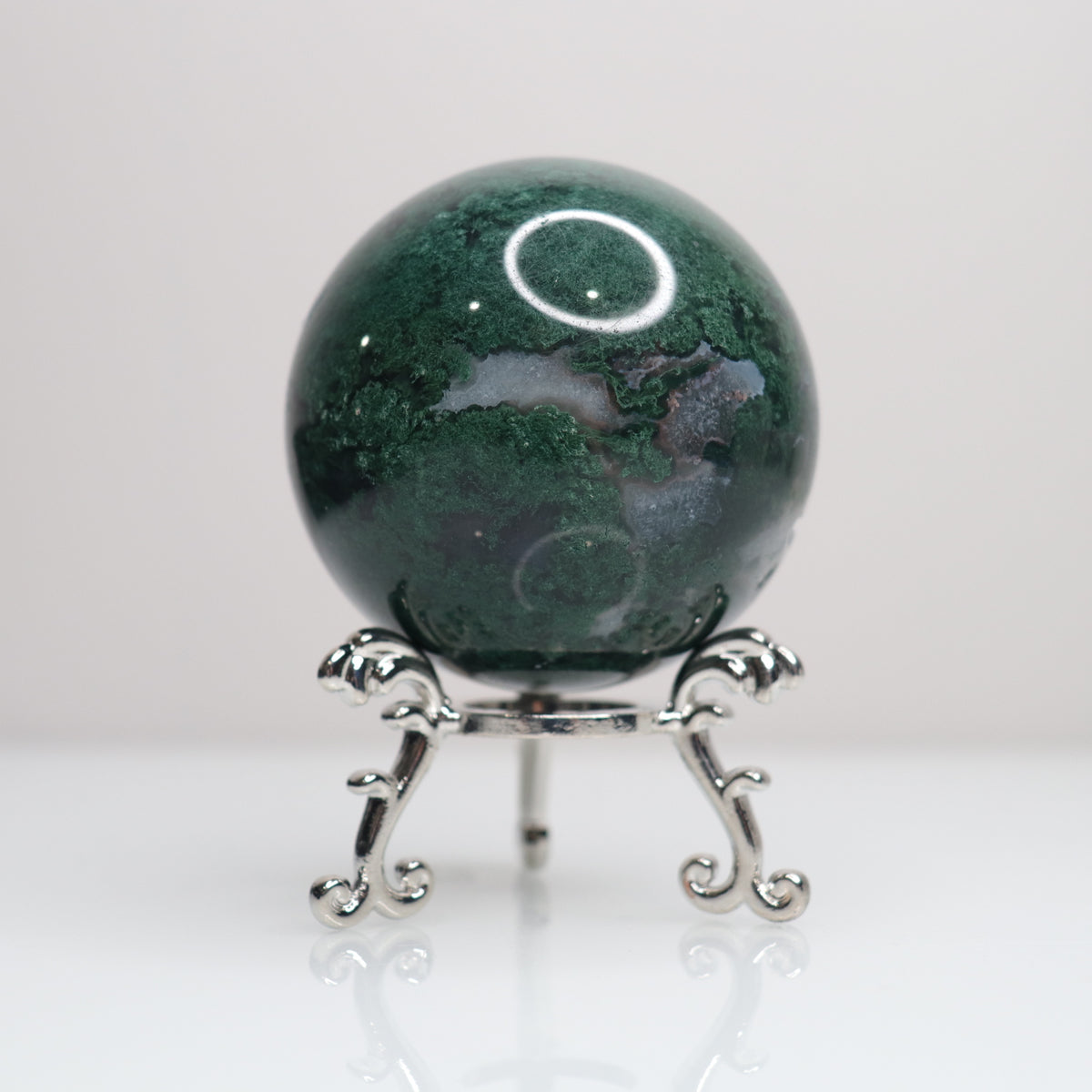 Moss Agate Sphere | 9