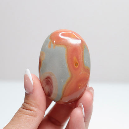 Polychrome Jasper Palm Stone | 6