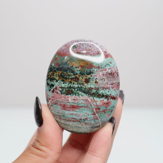 Unicorn Jasper Palm Stone 22